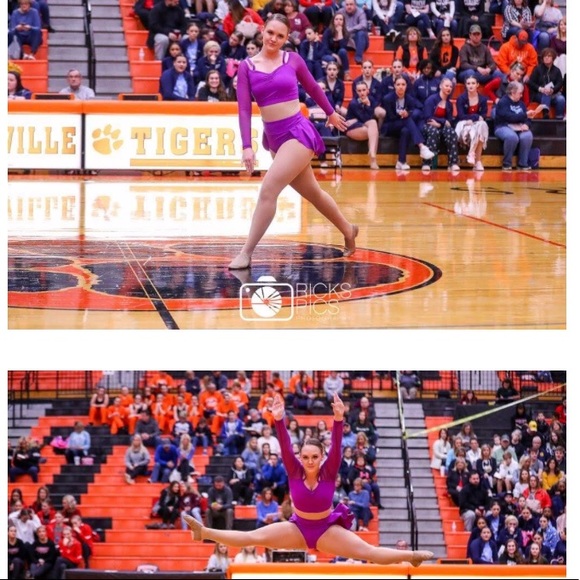 Purple Dance top and bottom - Picture 2 of 6